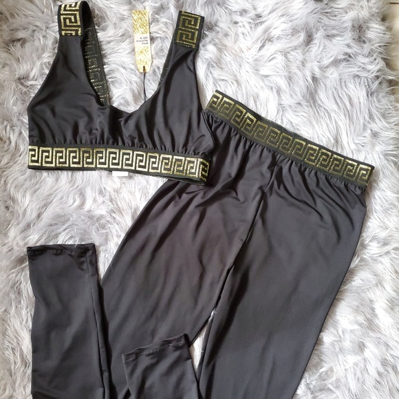 2 piece black and gold set - Picture 3 of 6